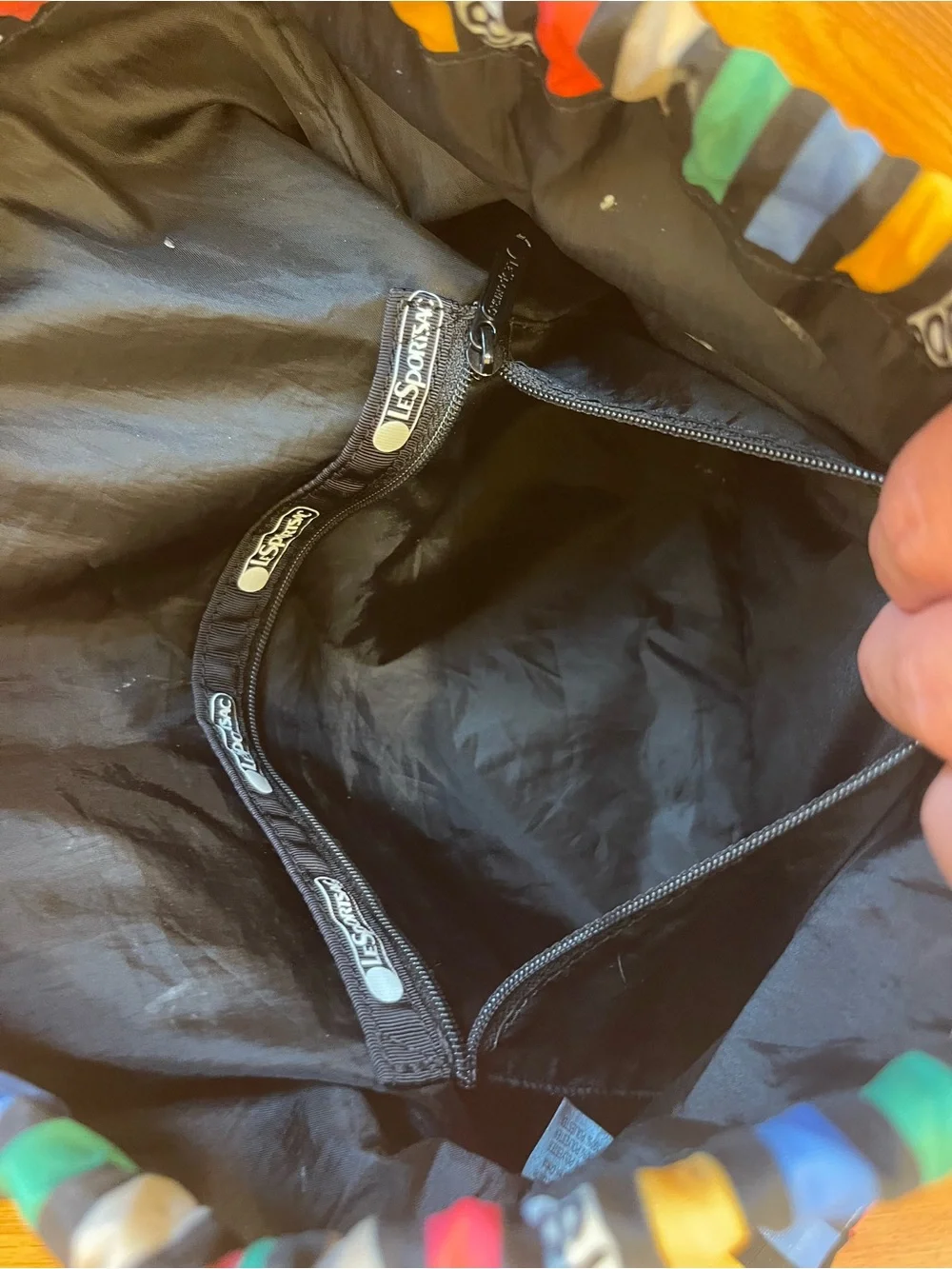 Lesportsac drawstring cinch
